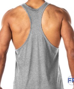 grey stringer gym tank top fitness promotional products