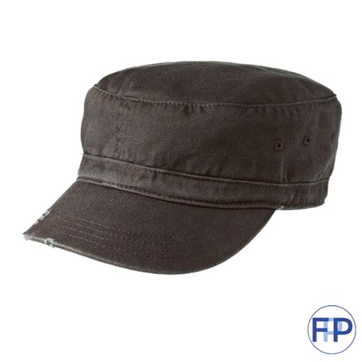 Black-military-style-cotton-cap-for-logo