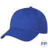Royal blue color velcro adjustable strap 6 panel hat