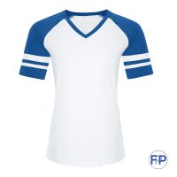 royal-blue-and-white-womens-ringspun-cotton-2-tone-baseball-tee-shirt-fitness-promotional-products-200x200