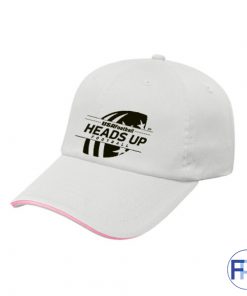 sandwich-brim-unstructured-brushed-white-with-pink-cotton-6-panel-hat